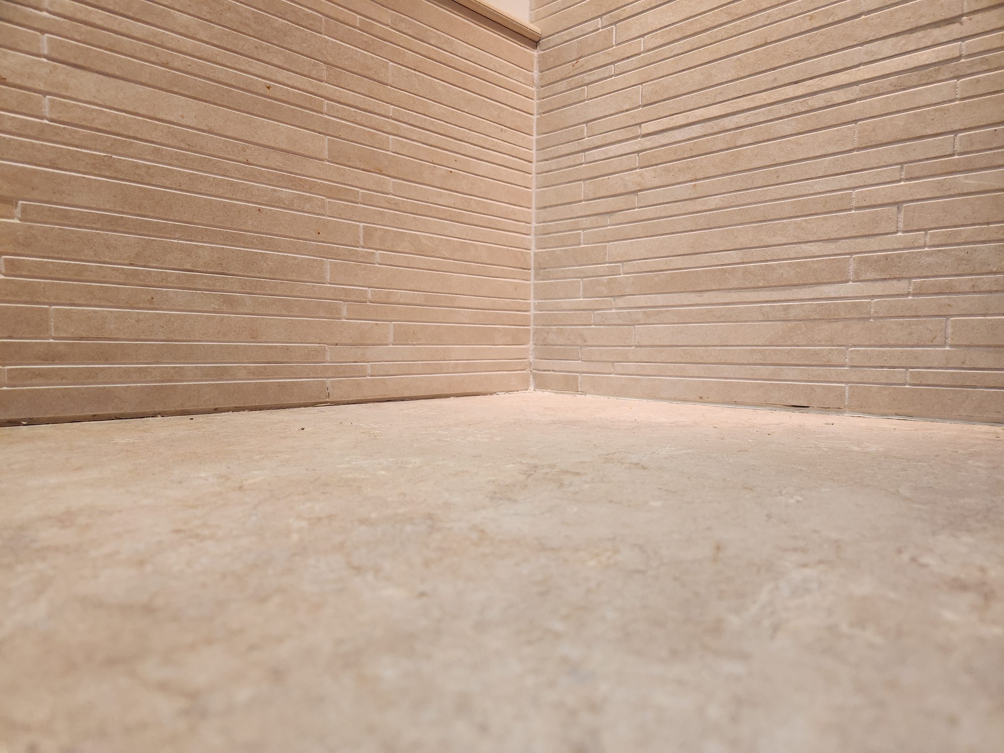 Backsplash Cosmetics and Waterproofing — before
